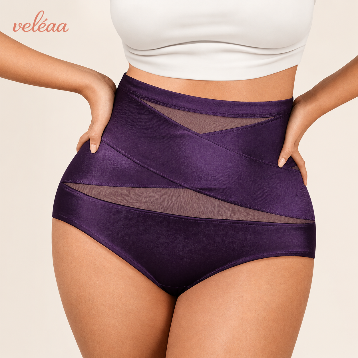 Culotte Gainante Taille Haute de Récupération Post-Partum
